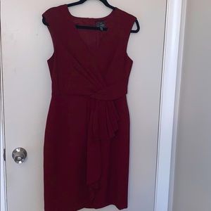 Adrianna Pappel Draped Sheath Dress